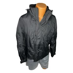 Zero Xposur Men’s Black Fleece Lined Coat, Medium, Pre-owned